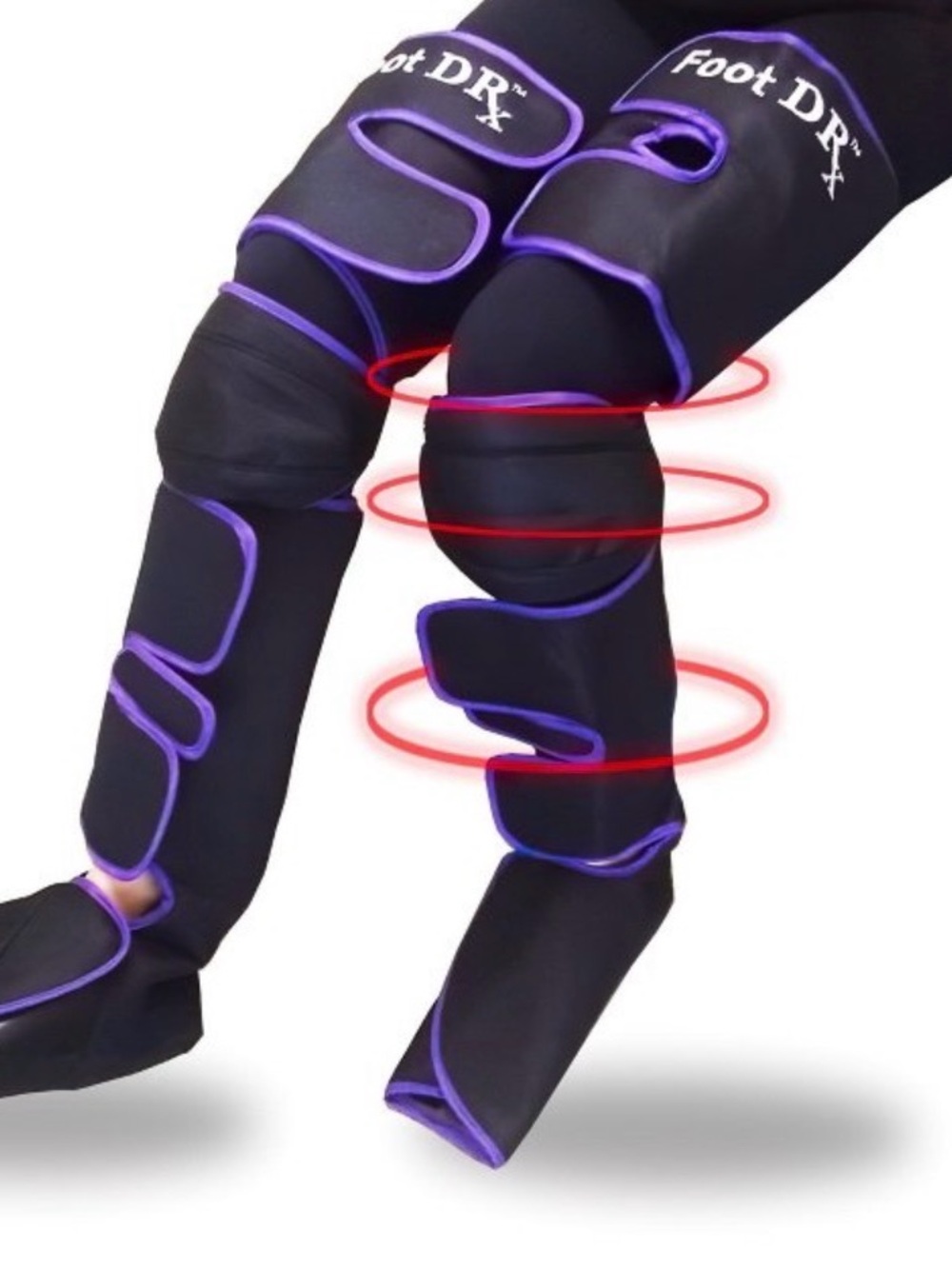 Air-O-Thermo Cordless Leg Compressor Massager with Heat -